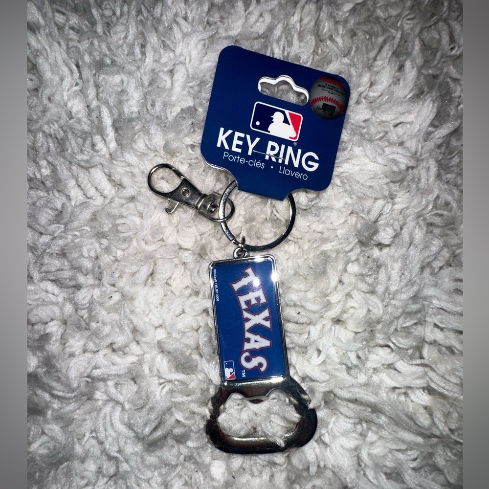 Texas Rangers Keychain